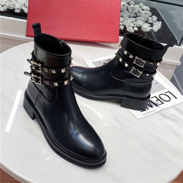 fashion straps ankle rivets studded genuine leather short down heels riding boots women's dress shoes uuvj, Black
fashion straps ankle rivets studded genuine leather short down heels riding boots women's dress shoes uuvj, Black