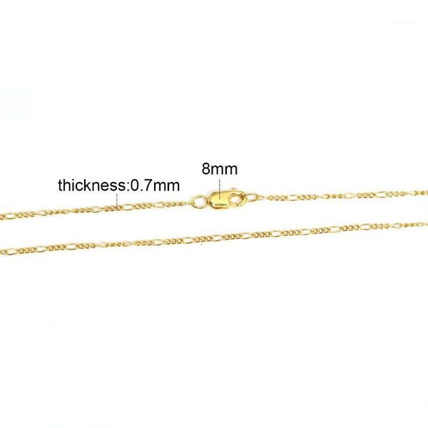 beadsnice id40136sm4 figaro chain necklace with lobster clasp for jewelry pendant making women' gift1, Silver
beadsnice id40136sm4 figaro chain necklace with lobster clasp for jewelry pendant making women' gift1, Silver