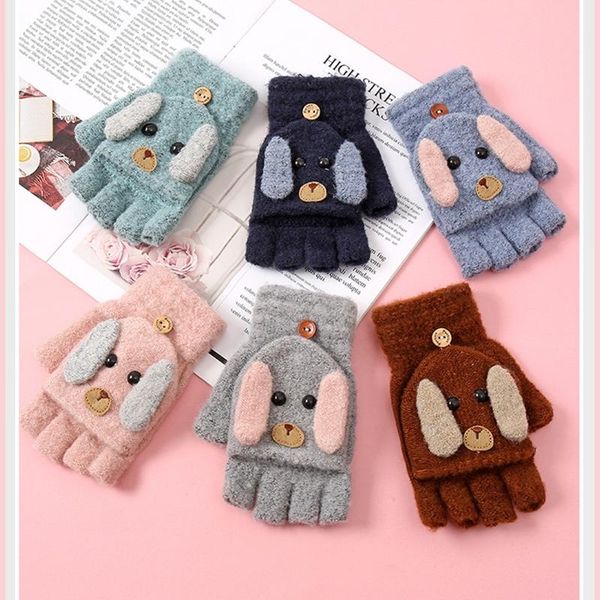 five fingers gloves xpay winter women arrival fashion soft super warm thick thermal wool cute cartoon dog knitting cozy fleece lined, Blue;gray
five fingers gloves xpay winter women arrival fashion soft super warm thick thermal wool cute cartoon dog knitting cozy fleece lined, Blue;gray