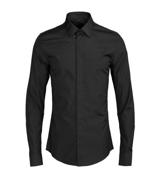 men's casual shirts mens designer italian slim fit formal long sleeve solid color top, White;black
men's casual shirts mens designer italian slim fit formal long sleeve solid color top, White;black