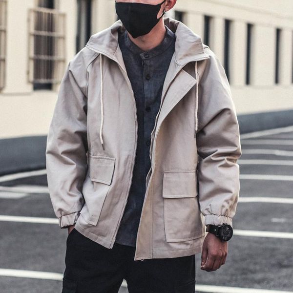autumn personality fashion lapel long sleeve loose casual trend street pocket men's jacket mens overcoat1, Tan;black
autumn personality fashion lapel long sleeve loose casual trend street pocket men's jacket mens overcoat1, Tan;black