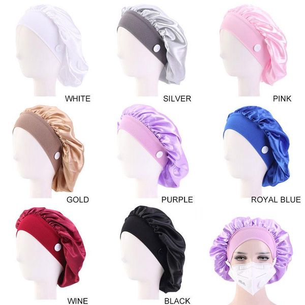 женщины night sleep hat мода атласная тюрбан caps потеря волос кнопка маска holder bonnet твердые дамы химиотерапия cap эластичные ленты для, Black
женщины night sleep hat мода атласная тюрбан caps потеря волос кнопка маска holder bonnet твердые дамы химиотерапия cap эластичные ленты для, Black