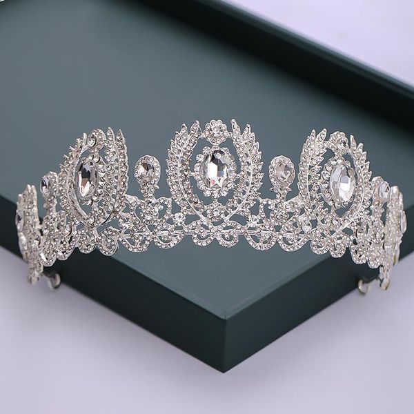 silver color crystal bridal tiaras and crowns rhinestone wedding hairband queen princess diadems women jewelry hair accessories, Golden;silver
silver color crystal bridal tiaras and crowns rhinestone wedding hairband queen princess diadems women jewelry hair accessories, Golden;silver
