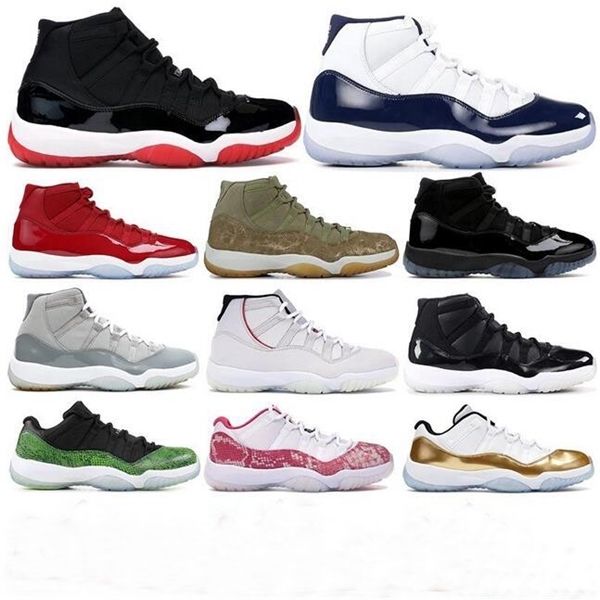 new 11 men basketball shoes cool grey platinum tint trainers pink snake skin women space jam low unc 11s designer sneakers
new 11 men basketball shoes cool grey platinum tint trainers pink snake skin women space jam low unc 11s designer sneakers