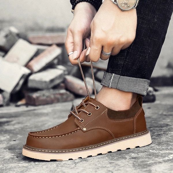 genuine leather men's shoes comfortable outdoor casual shoes lace up oxfords breathable cow leather men flats shoes #ah4s
genuine leather men's shoes comfortable outdoor casual shoes lace up oxfords breathable cow leather men flats shoes #ah4s