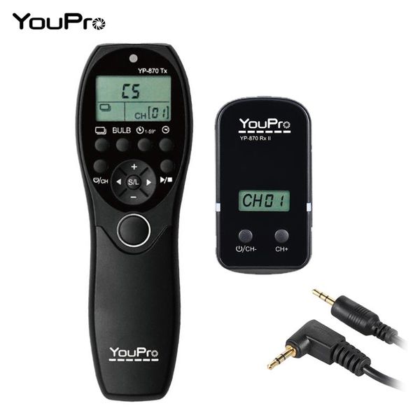 

camera remotes & shutter releases youpro yp-870 e3 2.4g wireless remote control release transmitter receiver for 600d 650d pentax dslr