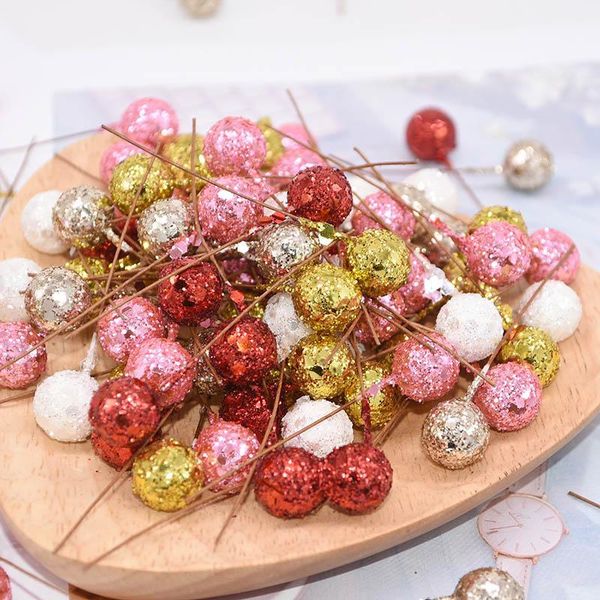decorative flowers & wreaths 50pcs/lot 12mm mini glitter foam cherry stamens artificial small berries beads christmas wedding party diy gift
decorative flowers & wreaths 50pcs/lot 12mm mini glitter foam cherry stamens artificial small berries beads christmas wedding party diy gift