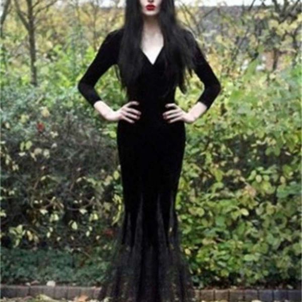 slim color autumn solid new low chest deep v-neck high waist long sleeve lace dress, Black;gray
slim color autumn solid new low chest deep v-neck high waist long sleeve lace dress, Black;gray