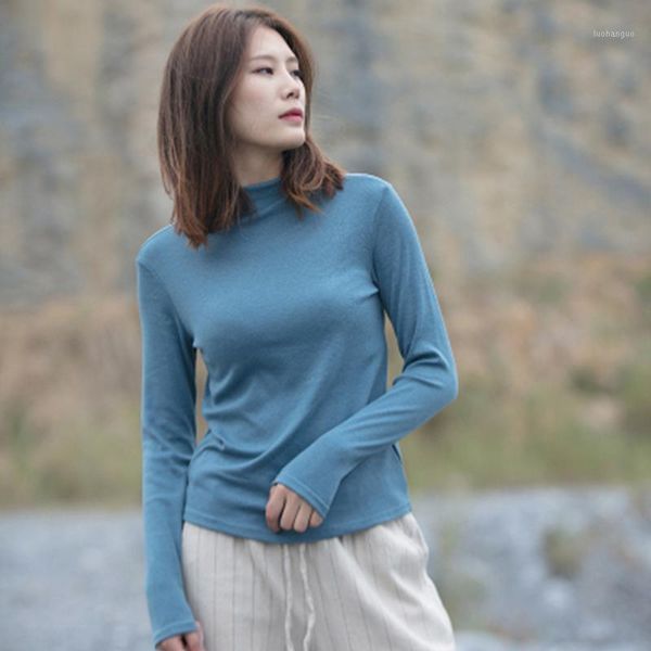 basic shirt women long sleeve blouse 2021 spring autumn half turtleneck shirts cotton slim undershirt1, White
basic shirt women long sleeve blouse 2021 spring autumn half turtleneck shirts cotton slim undershirt1, White