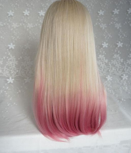 european and american wig women micro-curly long hair light gold gradient powder inner button long straight hair fashionable long curly set, Black
european and american wig women micro-curly long hair light gold gradient powder inner button long straight hair fashionable long curly set, Black