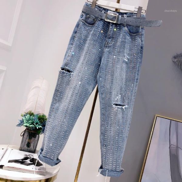 heavy work drilling fashion women 2020 spring summer new hole hip hop loose ankle length harem pants1, Blue
heavy work drilling fashion women 2020 spring summer new hole hip hop loose ankle length harem pants1, Blue