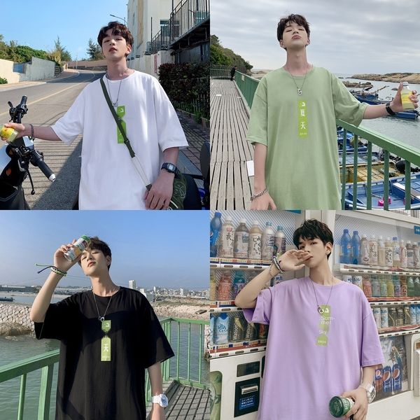 9tahx perth 2020 summer short-sleeved shirttloose shirtnew men's korean printed student t base round neck shirt kylzp, Blue
9tahx perth 2020 summer short-sleeved shirttloose shirtnew men's korean printed student t base round neck shirt kylzp, Blue