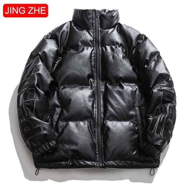 jing zhe leather men jacket winter warm jackets 2020 fashion parka cotton coat letter embroidery outwear man solid jacket retro, Black
jing zhe leather men jacket winter warm jackets 2020 fashion parka cotton coat letter embroidery outwear man solid jacket retro, Black