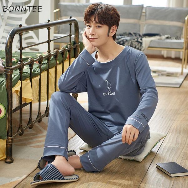 men's sleepwear pajama sets men long sleeve and pants spring autumn home clothing male loungewear casual soft comfortable simple, Black;brown
men's sleepwear pajama sets men long sleeve and pants spring autumn home clothing male loungewear casual soft comfortable simple, Black;brown