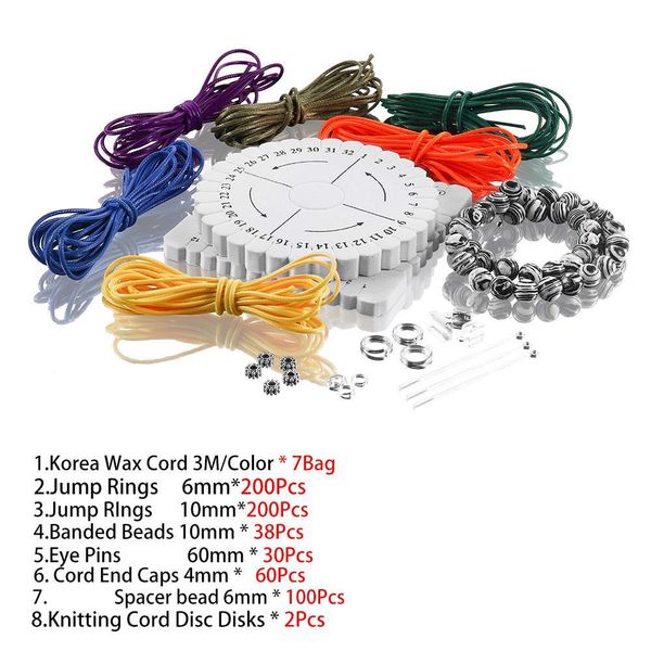 600pcs jewelry making sets jump rings eye pins waxed cord cord disc disk banded beads for diy jewelry making findings supplies h wmthll, Silver
600pcs jewelry making sets jump rings eye pins waxed cord cord disc disk banded beads for diy jewelry making findings supplies h wmthll, Silver