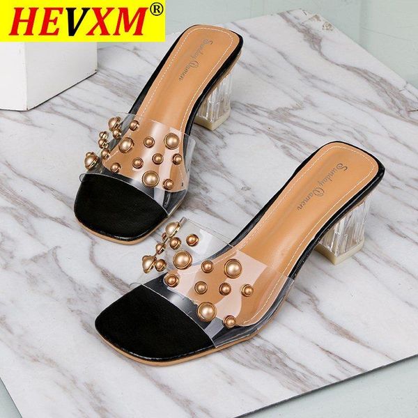 slippers women summer high heels fashion transparent pvc shoes beach party office slides size 35-39, Black
slippers women summer high heels fashion transparent pvc shoes beach party office slides size 35-39, Black