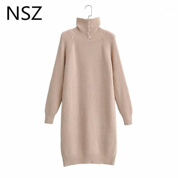 nsz women ribbed turtleneck long knitted sweater long sleeve loose dress knitwear fall fashion knit pullovers jumer pull femme1, White;black
nsz women ribbed turtleneck long knitted sweater long sleeve loose dress knitwear fall fashion knit pullovers jumer pull femme1, White;black
