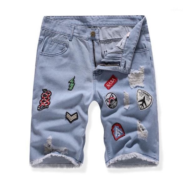 men's jeans men summer short casual jean shorts skate board slim fashion #3l291, Blue
men's jeans men summer short casual jean shorts skate board slim fashion #3l291, Blue