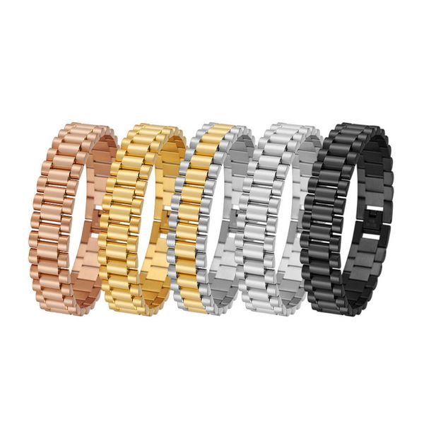 10mm 15mm stainless steel fashion watchband wristband bracelet punk jewelry ip plated lovers bangle couples bracelets weddings birthday gift, Black
10mm 15mm stainless steel fashion watchband wristband bracelet punk jewelry ip plated lovers bangle couples bracelets weddings birthday gift, Black