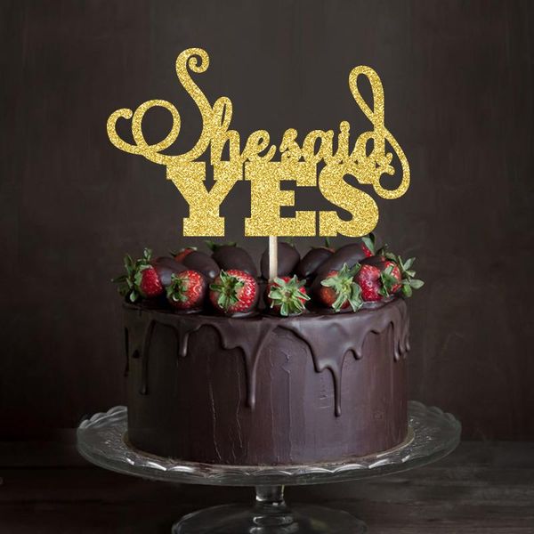 other festive & party supplies gold/silver glitter script she said yes wedding cake er bridal shower/engagement favors decorations acces
other festive & party supplies gold/silver glitter script she said yes wedding cake er bridal shower/engagement favors decorations acces