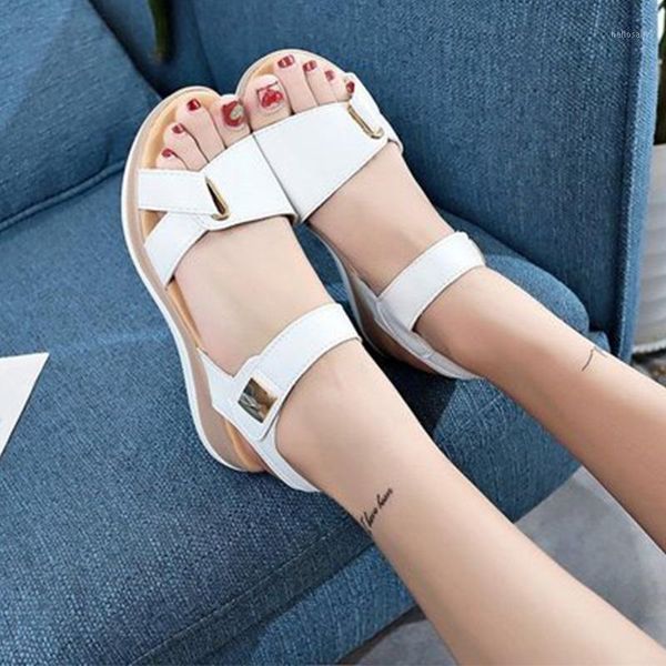 2020 ladies open toe sandals women hook loop comfortable metal flats female fashion shoes woman solid fashion casual footwear1, Black
2020 ladies open toe sandals women hook loop comfortable metal flats female fashion shoes woman solid fashion casual footwear1, Black