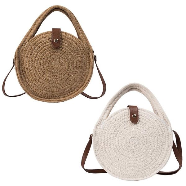 handmade rattan women round lady's handbag straw knit summer beach bag woman shoulder messenger bag
handmade rattan women round lady's handbag straw knit summer beach bag woman shoulder messenger bag