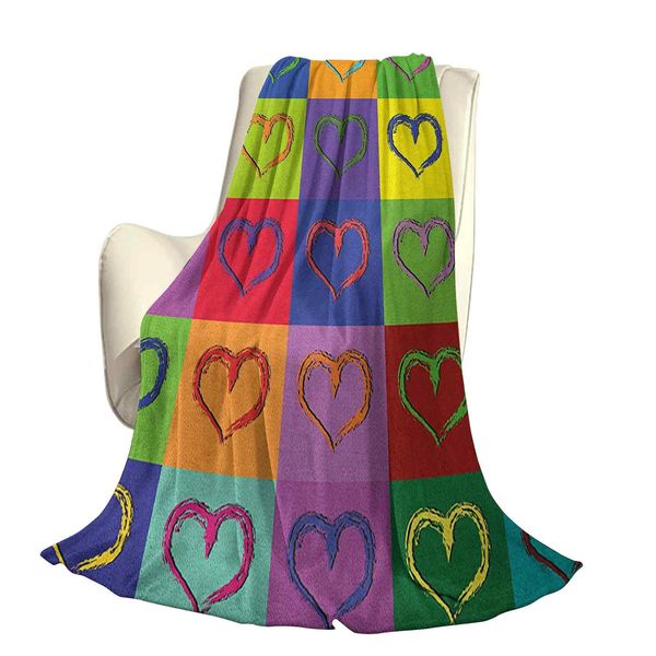 warholesque vivid hearts in colorful squares pop-art inspired artwork sixties retrooffice leisure blankets
warholesque vivid hearts in colorful squares pop-art inspired artwork sixties retrooffice leisure blankets