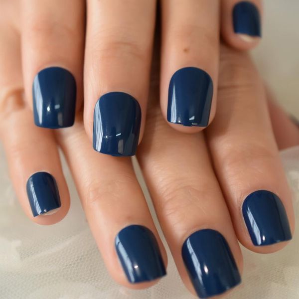 false nails short square acrylic fake full cover dark blue manicure accessories wearable for finger press on, Red;gold
false nails short square acrylic fake full cover dark blue manicure accessories wearable for finger press on, Red;gold