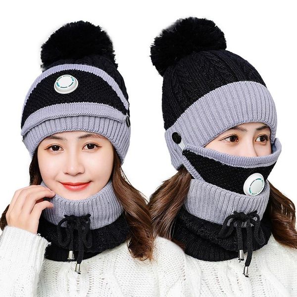 2020 new 3 pieces set women's knitted hat scarf caps neck warmer winter hat for ladies girls skullies beanies warm fleece caps, Blue;gray
2020 new 3 pieces set women's knitted hat scarf caps neck warmer winter hat for ladies girls skullies beanies warm fleece caps, Blue;gray
