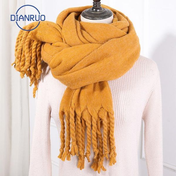 dianruo new autumn and winter cashmere scarf imitation solid color handmade tassel warm and thickened scarf for women q3481, Blue;gray
dianruo new autumn and winter cashmere scarf imitation solid color handmade tassel warm and thickened scarf for women q3481, Blue;gray