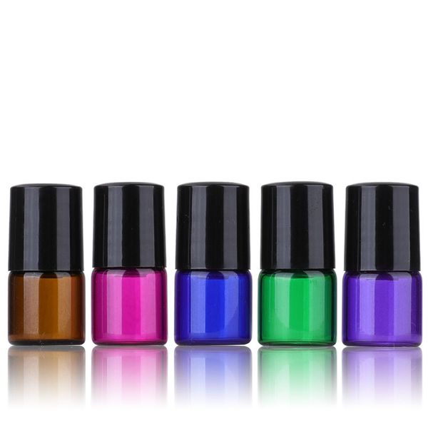 wholesale mini glass roller ball bottle 2ml rose red blue purple green essential oil perfumes oil roll on bottles with black plastic cap
wholesale mini glass roller ball bottle 2ml rose red blue purple green essential oil perfumes oil roll on bottles with black plastic cap