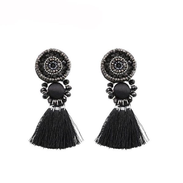 dangle & chandelier vintage black tassel earrings for women resin beads big earring rattan crystal trendy earing boucles d oreille femme, Silver
dangle & chandelier vintage black tassel earrings for women resin beads big earring rattan crystal trendy earing boucles d oreille femme, Silver
