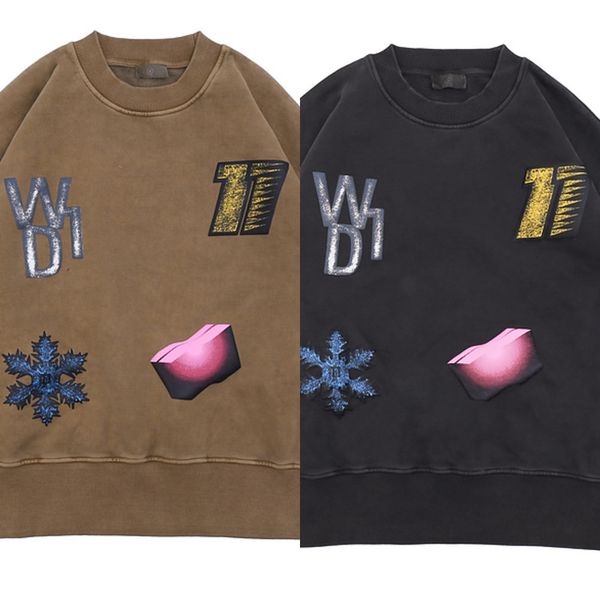 we11done 2021 graffiti printing pullover men women couple winter fleece sweatshirt oversized hip-hop high street c0127, Black
we11done 2021 graffiti printing pullover men women couple winter fleece sweatshirt oversized hip-hop high street c0127, Black