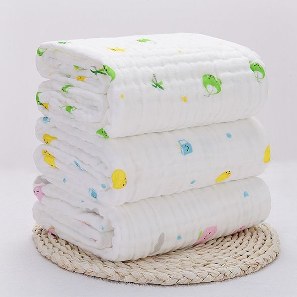 105*105cm baby towel 6 layers cotton gauze newborn blanket comfortable soft muslin toddler bathrobe infant care supplies 201019
105*105cm baby towel 6 layers cotton gauze newborn blanket comfortable soft muslin toddler bathrobe infant care supplies 201019