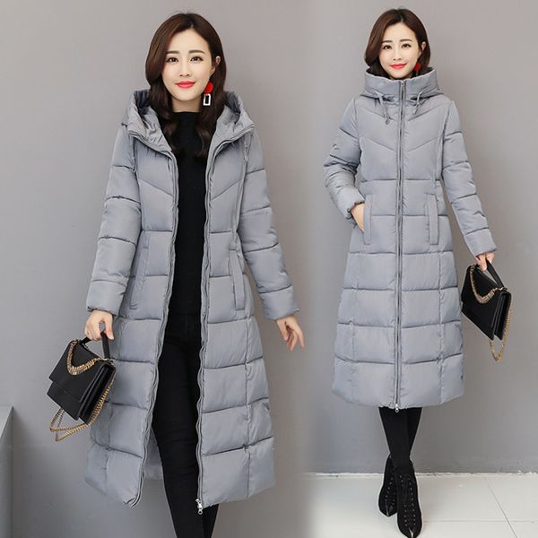 2019 winter women hooded warm cotton padded jacket female long thicken down parka coat jaqueta feminina large size 6xl 1005, Black
2019 winter women hooded warm cotton padded jacket female long thicken down parka coat jaqueta feminina large size 6xl 1005, Black