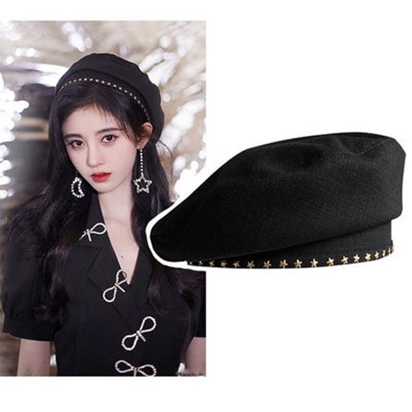 berets 2021women beret female autumn winter hats for women vintage painter flat cap pu leather brim beanieboina feminina fashion blm294, Blue;gray
berets 2021women beret female autumn winter hats for women vintage painter flat cap pu leather brim beanieboina feminina fashion blm294, Blue;gray