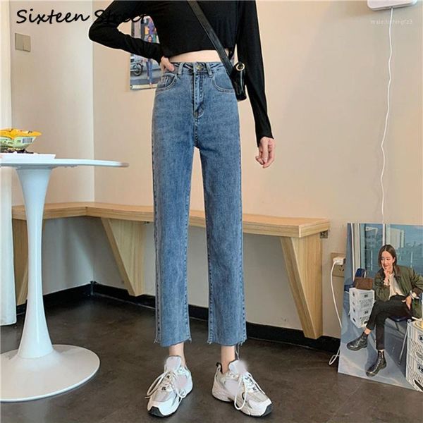 women's jeans wide leg pants for women trousers autumn spring straight denim female casual vintage button zipper washed korean clothing, Blue
women's jeans wide leg pants for women trousers autumn spring straight denim female casual vintage button zipper washed korean clothing, Blue