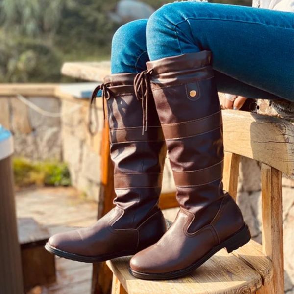 2020 retro women tall tube leather boots british style cosplay shoes office ladies causal boots women rivet winter holiday, Black
2020 retro women tall tube leather boots british style cosplay shoes office ladies causal boots women rivet winter holiday, Black