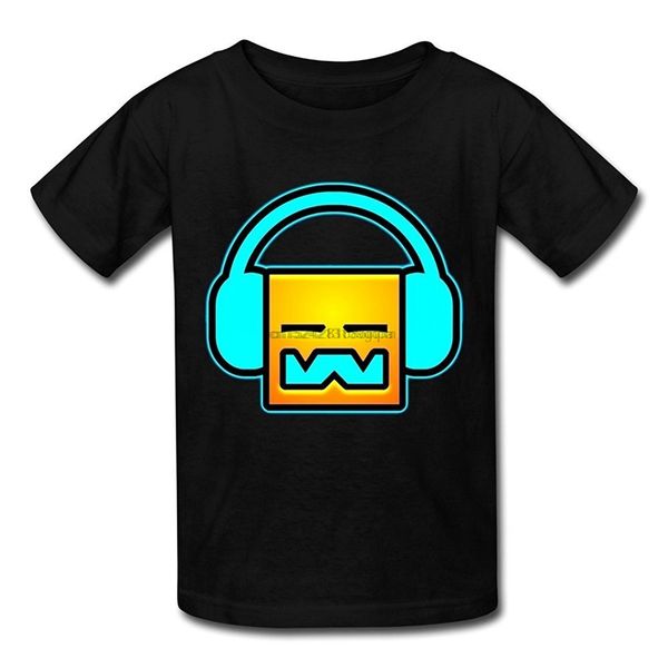 kid dj geometry dash t shirt sport hooded sweatshirt hoodie