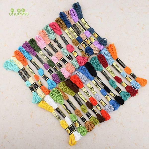 chainho,random multi color polyester/cotton thread for sewing & quilting,suitable for needlework & cross stitch1, Black;white
chainho,random multi color polyester/cotton thread for sewing & quilting,suitable for needlework & cross stitch1, Black;white