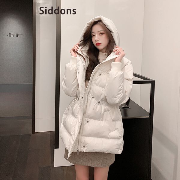 siddos winter 2020 new bright face parka cotton padded women's middle and long waisted ins hong kong style down jacket, Black
siddos winter 2020 new bright face parka cotton padded women's middle and long waisted ins hong kong style down jacket, Black
