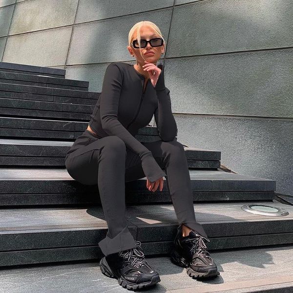 women's tracksuits 2021 fall two piece set women long sleeve zipper pencil pants sweatsuit casual tracksuit matching sets joggers, Gray
women's tracksuits 2021 fall two piece set women long sleeve zipper pencil pants sweatsuit casual tracksuit matching sets joggers, Gray