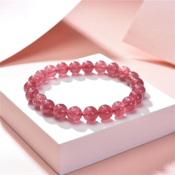 natural stone strawberry crystal stone radiation proof round beads 6/8/10/12mm lady jewelry bracelet charm chain 7.5inch y809, Black
natural stone strawberry crystal stone radiation proof round beads 6/8/10/12mm lady jewelry bracelet charm chain 7.5inch y809, Black