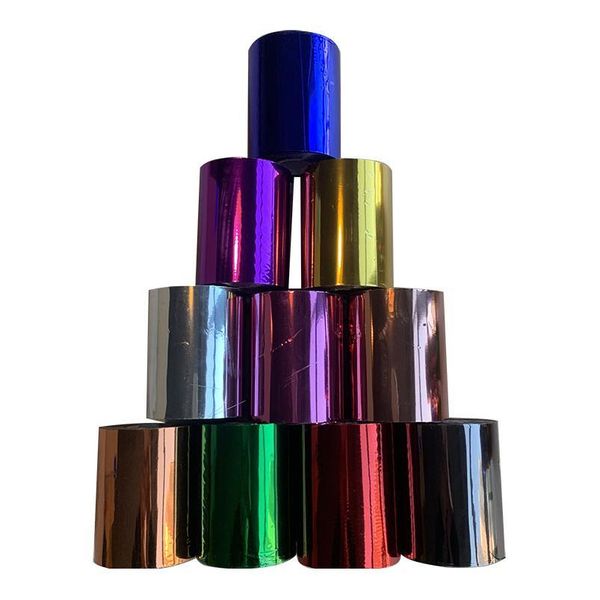 1 roll 21cmx120m 10 colors stamping foil heat transfer laminating napkin gilding pvc business car qylfdx
1 roll 21cmx120m 10 colors stamping foil heat transfer laminating napkin gilding pvc business car qylfdx