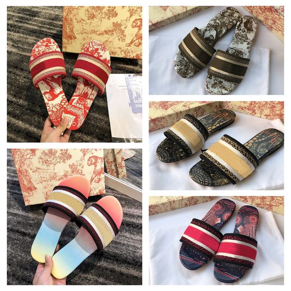 2021 luxurys designers shoes women sandals slippers embroidery sandal floral brocade flip flops striped beach genuine leather dazzle f w0av#, Black
2021 luxurys designers shoes women sandals slippers embroidery sandal floral brocade flip flops striped beach genuine leather dazzle f w0av#, Black