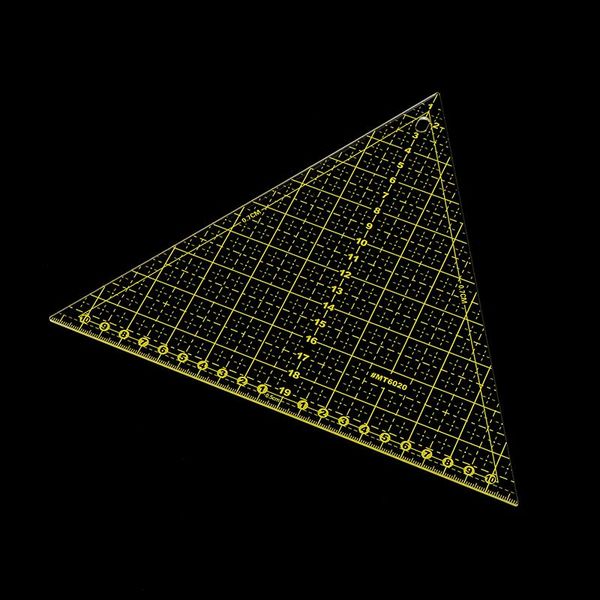 sewing notions & tools 1 pc transparent quilter ruler large triangular tool with grid lines patchwork, Black
sewing notions & tools 1 pc transparent quilter ruler large triangular tool with grid lines patchwork, Black
