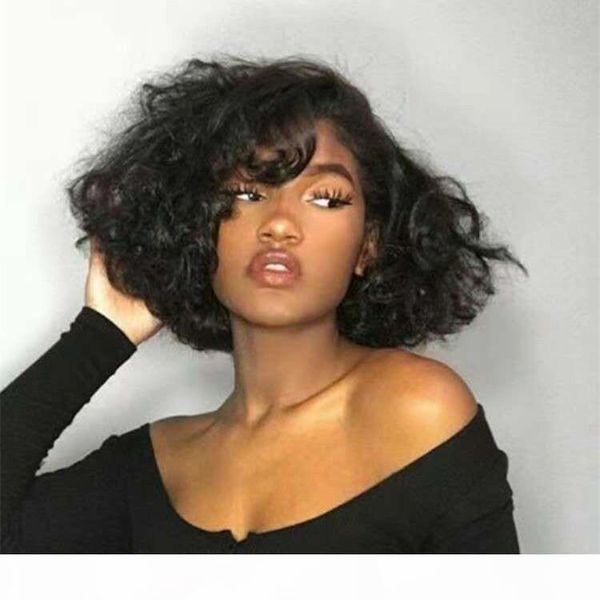 deep curly human hair lace front wigs with baby hair pre-plucked natural hairline brazilian virgin hair bob wig for ladies (16 inches, Black;brown
deep curly human hair lace front wigs with baby hair pre-plucked natural hairline brazilian virgin hair bob wig for ladies (16 inches, Black;brown