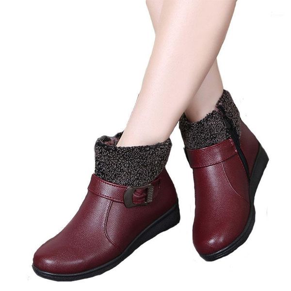 boots women winter female zip ankle waterproof warm snow ladies leather shoes woman fur botas mujer size 25-611, Black
boots women winter female zip ankle waterproof warm snow ladies leather shoes woman fur botas mujer size 25-611, Black