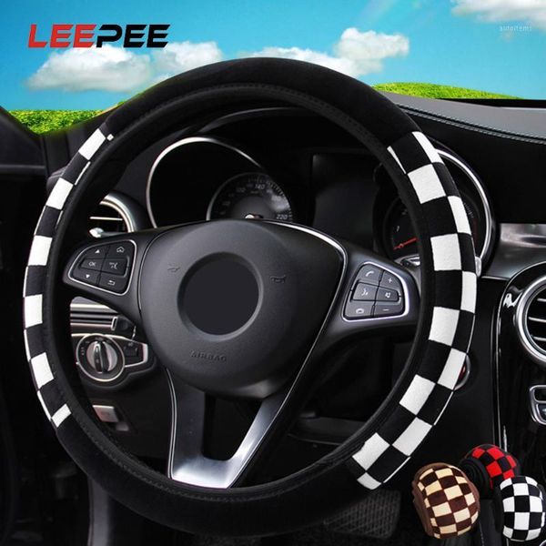 leepee car steering wheel cover diameter 38cm universal plush fabric auto steering covers car accessories 3 colors car-styling1
leepee car steering wheel cover diameter 38cm universal plush fabric auto steering covers car accessories 3 colors car-styling1