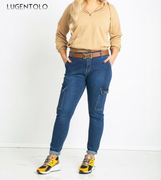 lugentolo spring autumn women's jeans side denim casual solid popular pocket tight slim pants female long pencil jeans1, Blue
lugentolo spring autumn women's jeans side denim casual solid popular pocket tight slim pants female long pencil jeans1, Blue